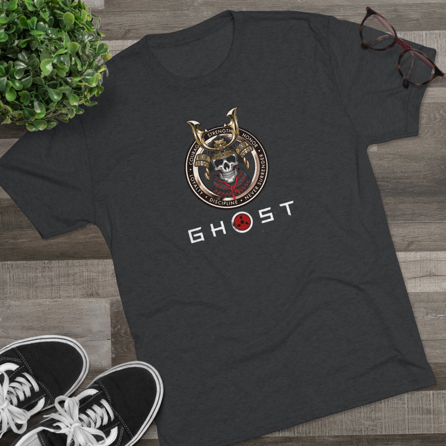 Original Ghost Unisex High Quality Tri-Blend Crew Tee