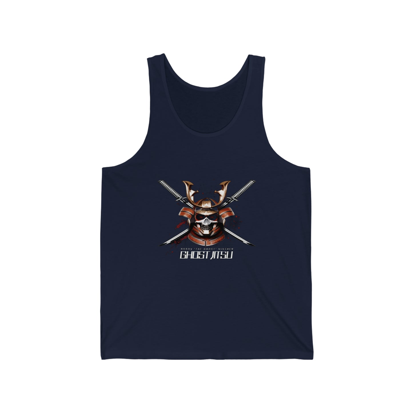 Ghost Jitsu Unisex Jersey Tank Top