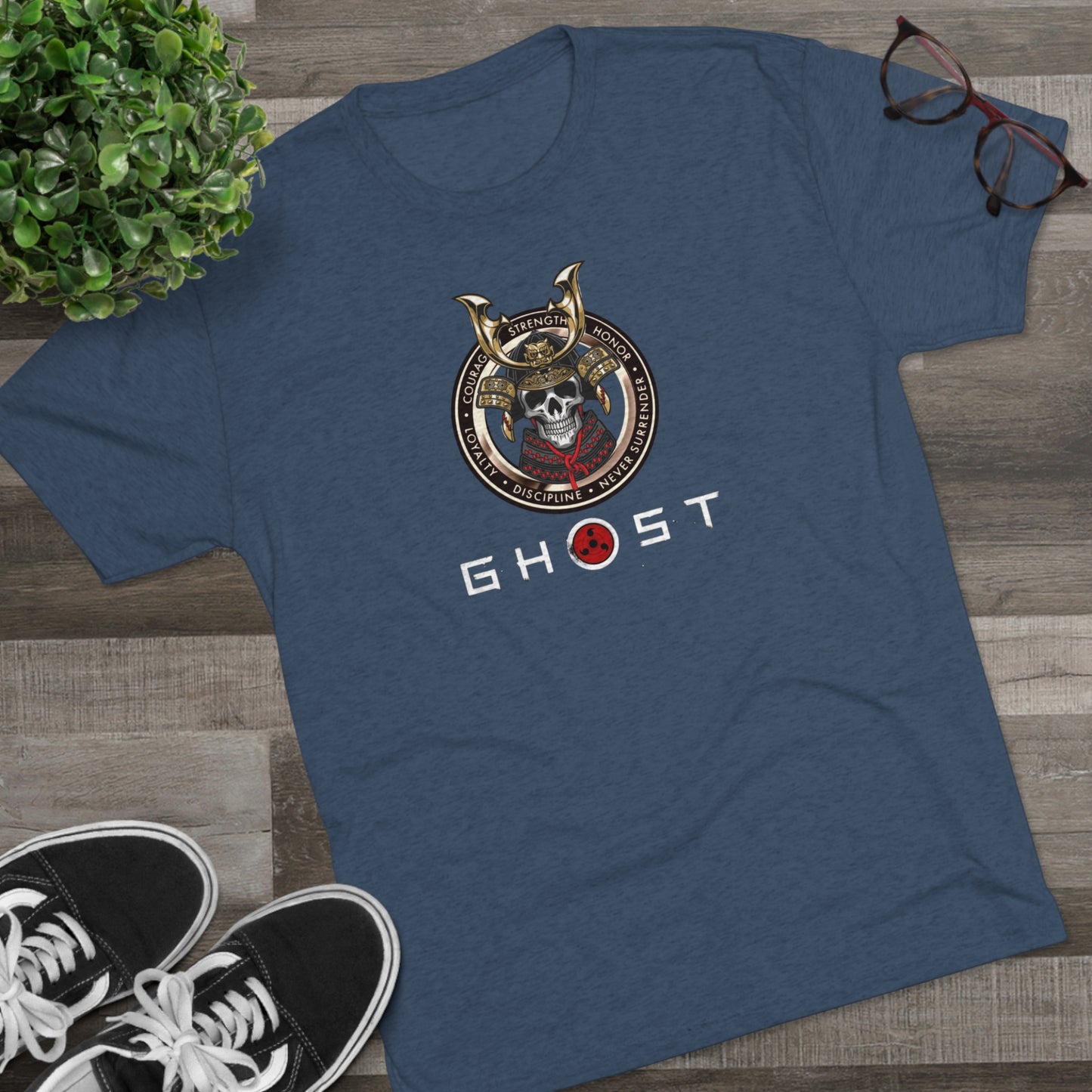 Original Ghost Unisex High Quality Tri-Blend Crew Tee