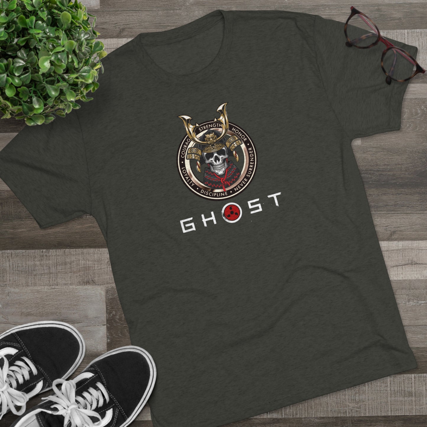 Original Ghost Unisex High Quality Tri-Blend Crew Tee