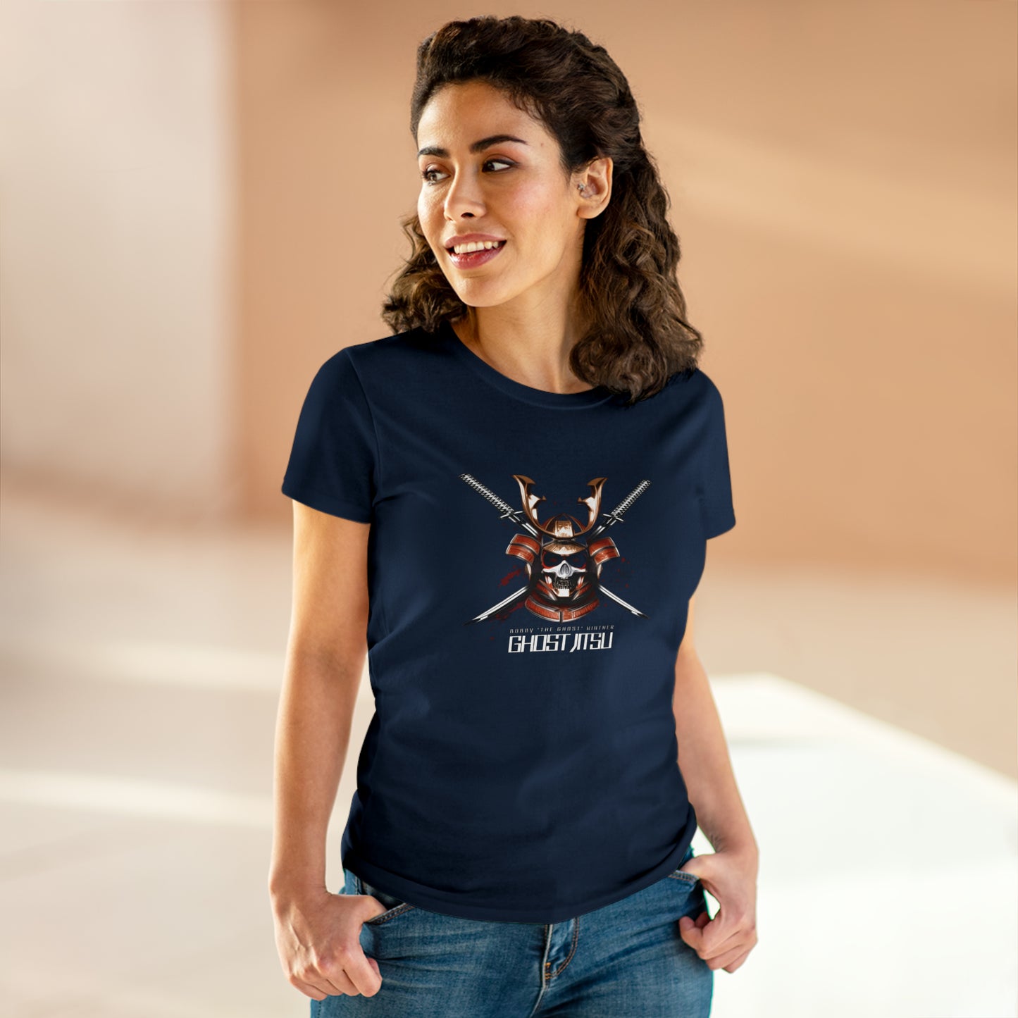 Ghost Jitsu Women's Fitted Tee
