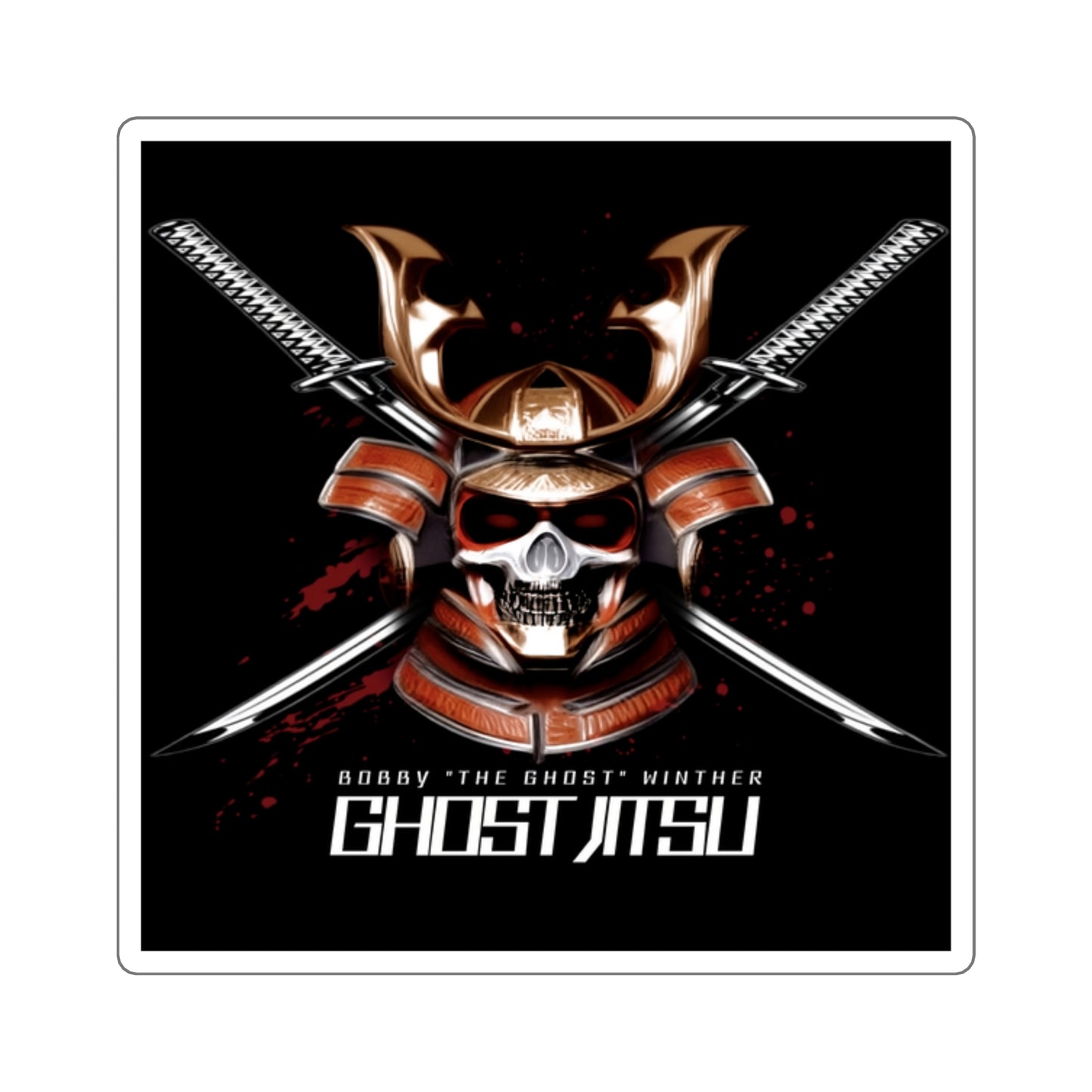 Ghost Jitsu Square Stickers