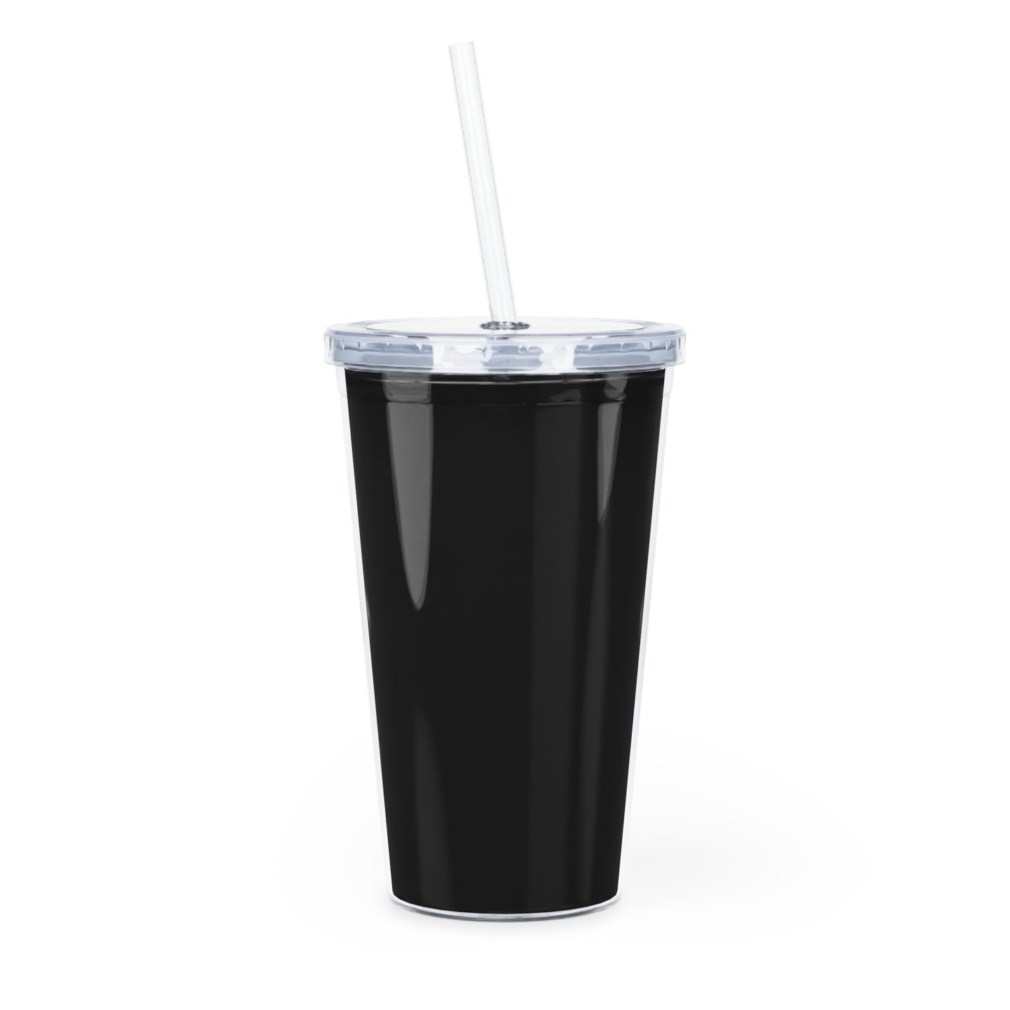 Original Ghost Plastic Tumbler with Straw