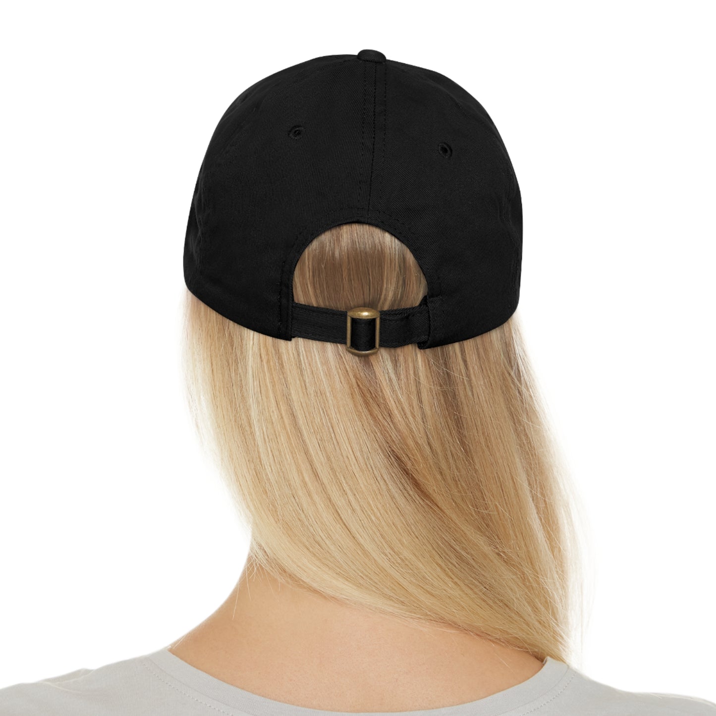 Ghost Jitsu Dad Hat with Leather Patch