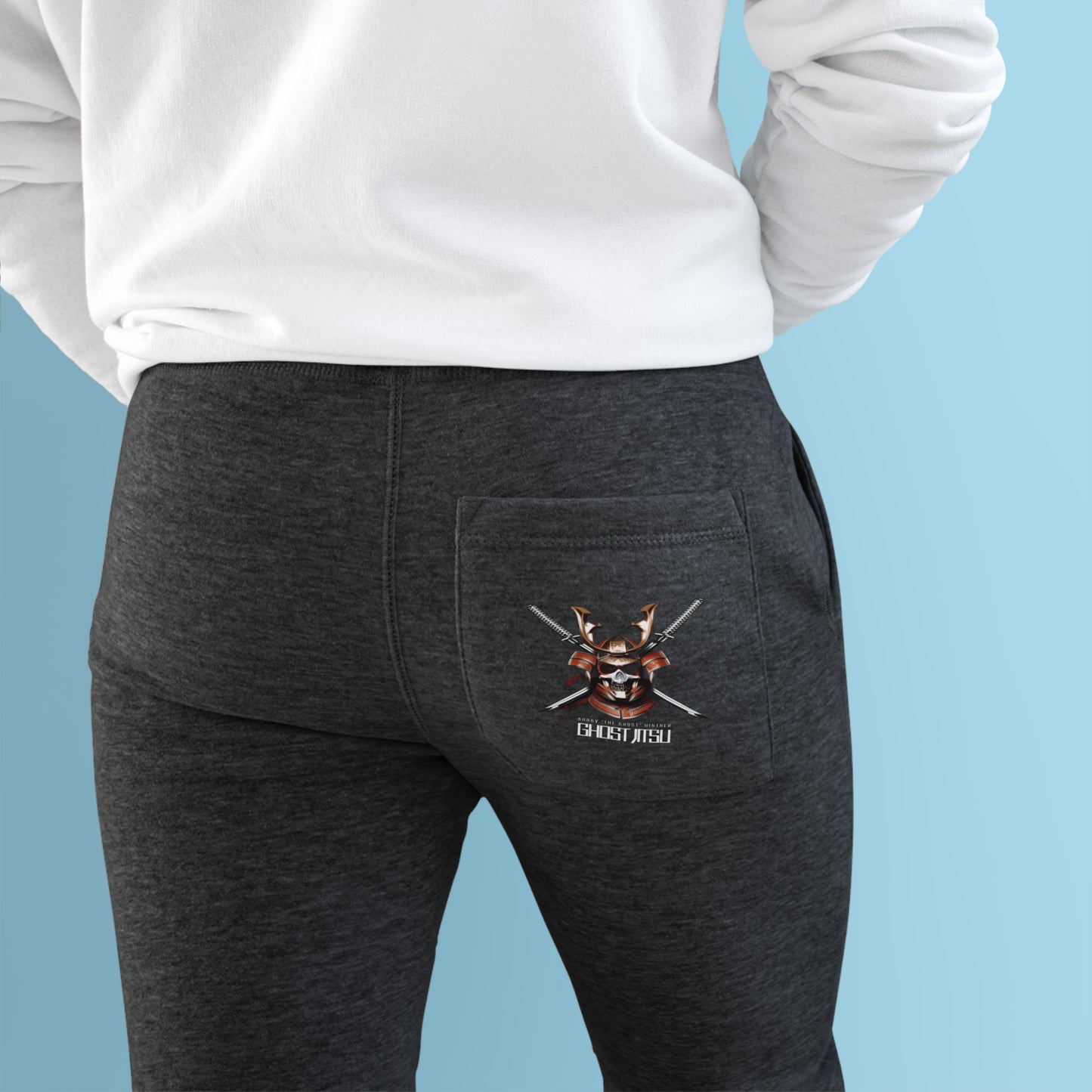 Ghost Jitsu Unisex Fleece Joggers