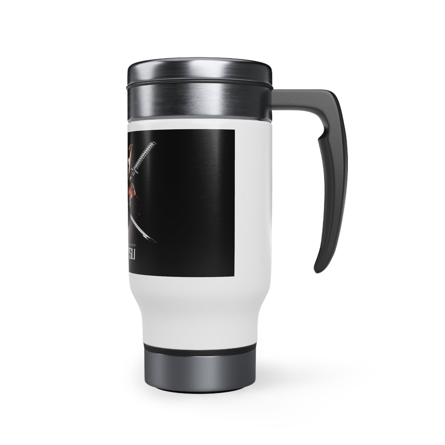 Ghost Jitsu Travel Mug with Handle