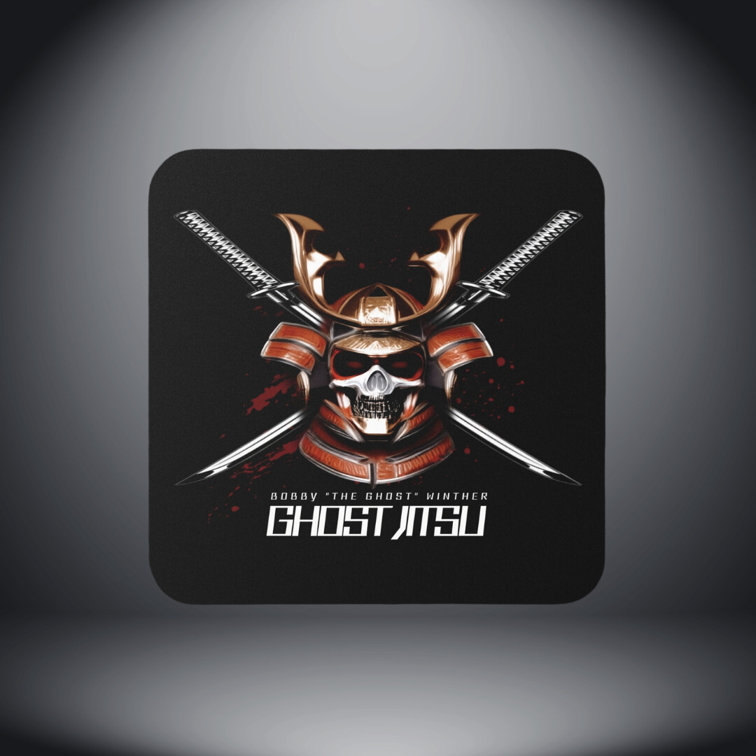 Ghost Jitsu Cork Back Coaster